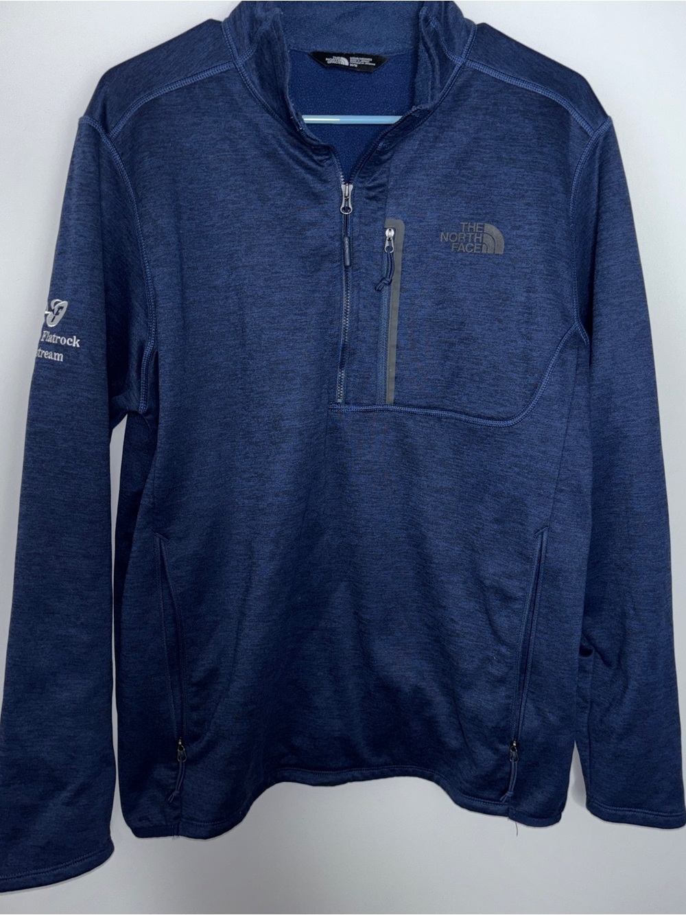The North Face Men's Navy Blue Half-Zip Fleece Pullover